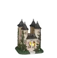 Luville Efteling Mini's Kasteel van Doornroosje 9x9x11 cm - afbeelding 1