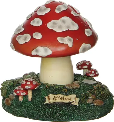 Luville Efteling Muzikale paddenstoel 15x15x16 cm - afbeelding 1