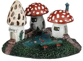 Luville Efteling Paddenstoelen concours 12.5x10.5x8 cm - afbeelding 1