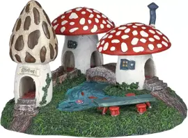 Luville Efteling Paddenstoelenparcours 19.5x19.5x13.5 cm - afbeelding 1