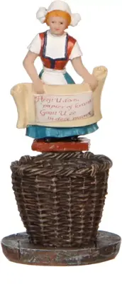 Luville Efteling Prullenmand 3x3x7 cm - afbeelding 1
