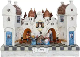 Luville Efteling Verlichte straat Zwaan kleef aan inclusief adapter 31x19x22 cm - afbeelding 1