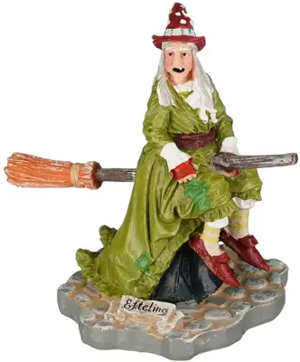 Luville Efteling Vliegensvlugge heks 8.5x6.5x7.5 cm - afbeelding 1
