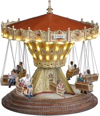 Luville Efteling Zweefmolen 22.5x22.5x22.5 cm - afbeelding 1