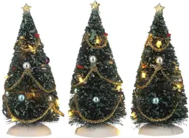 Luville General Christmas tree with flashing lights 3 pieces - afbeelding 1