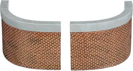 Luville General Curved wall large 2  stuks - afbeelding 1