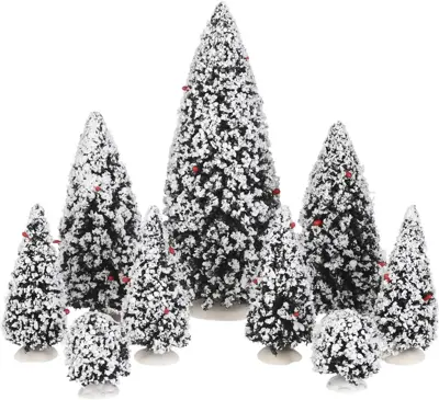 Luville General Evergreen tree assorted 9 pieces - afbeelding 1