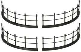 Luville General Fence black 4 pieces - afbeelding 1