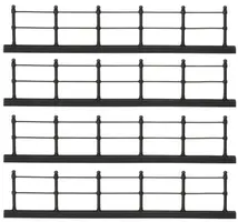 Luville General Fence black 4 pieces - afbeelding 1