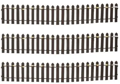 Luville General Fence brown lighted 3 pieces - afbeelding 1