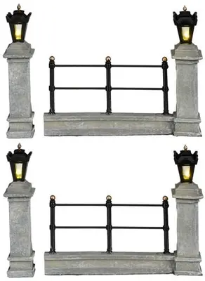 Luville General Fence grey lighted 4 pieces - afbeelding 1