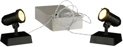 Luville General Lamp zwart 2 stuks - afbeelding 1