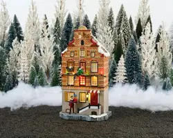 Luville Molendam Facade Sinterklaas & Piet battery operated - afbeelding 2