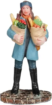 Luville Molendam Market visitor carries groceries - afbeelding 1