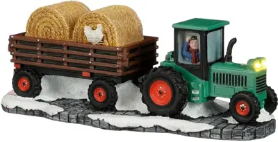 Luville Molendam Tractor with straw cart - afbeelding 1