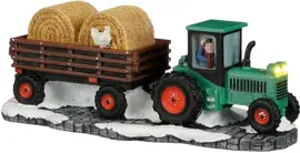 Luville Molendam Tractor with straw cart - afbeelding 1