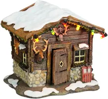 Luville Schneewald Berghutte led battery operated - afbeelding 1