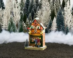 Luville Schneewald Christmas village shop battery operated - afbeelding 2