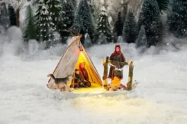Luville Schneewald Cooking food on fire - afbeelding 2