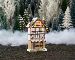 Luville Schneewald Elzas restaurant battery operated - afbeelding 2