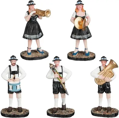 Luville Schneewald Fanfare 5 stuks - afbeelding 1