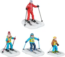 Luville Schneewald Ski teacher with childeren 4 pieces - afbeelding 1