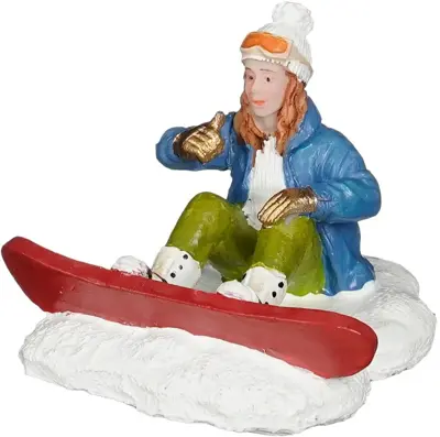 Luville Schneewald Snowboarding girl - afbeelding 1