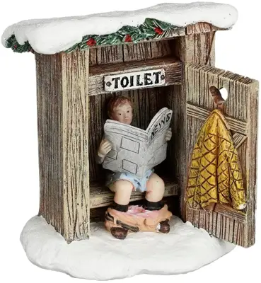 Luville Schneewald Wooden outdoor toilet - afbeelding 1