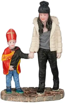 Luville Sinterklaas, Moeder met hulp sint - afbeelding 1