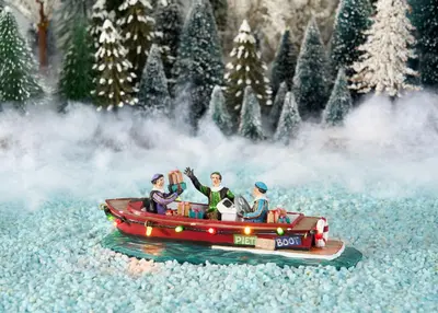Luville Sinterklaas, Pieten on sloop battery operated - afbeelding 2