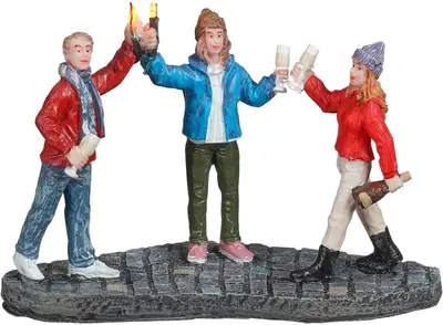Luville Sledgeholm Happy new year battery operated - afbeelding 1