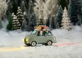 Luville Ville de Reidy Vintage French car battery operated - afbeelding 2