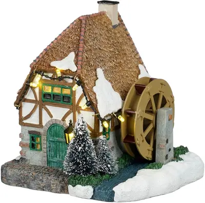 Luville Ville de Reidy Water wheel house battery operated - afbeelding 1