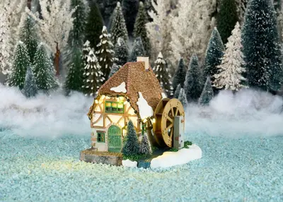 Luville Ville de Reidy Water wheel house battery operated - afbeelding 2