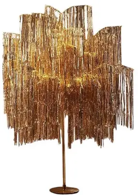 Luxe LED boom 600 lampjes champagne 150cm - afbeelding 1