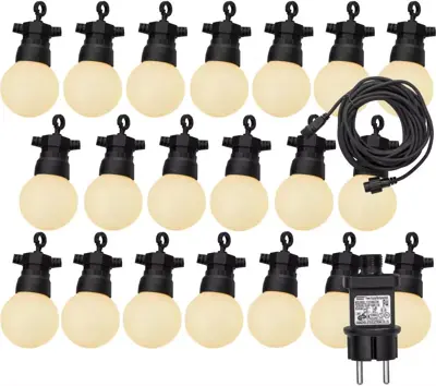 Luxform 3.7v stringlight 20x gloeilamp 9.5 meter - afbeelding 1