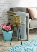 Luxform Accu/usb oplaadbare Beehive terraslamp - afbeelding 3