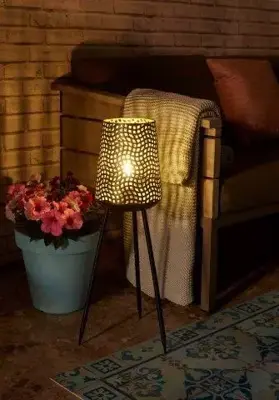 Luxform Accu/usb oplaadbare Beehive terraslamp - afbeelding 4