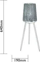Luxform Accu/usb oplaadbare Beehive terraslamp - afbeelding 5