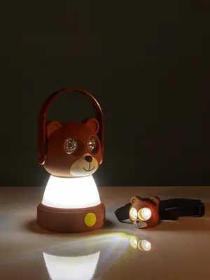 Luxform Batterij tafel- en hoofdlamp beer - afbeelding 4