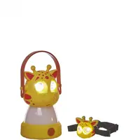 Luxform Batterij tafel- en hoofdlamp giraf - afbeelding 2