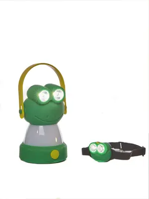 Luxform Batterij tafel- en hoofdlamp kikker - afbeelding 3