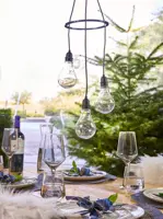 Luxform Hanglamp 3xgloeilamp d78cm zwart - afbeelding 2