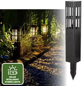 Luxform intelligent Solar-hybrid tuinsteker Florida 20lm - afbeelding 2