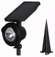 Luxform intelligent Solar-hybrid tuinsteker Texas 120lm - afbeelding 1