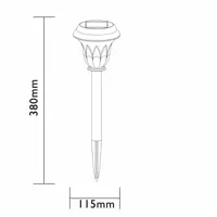 Luxform intelligent Solar-hybrid tuinsteker Vermont 10lm - afbeelding 5