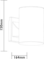 Luxform intelligent Solar-hybrid wandlamp Ohio 50lm - afbeelding 2