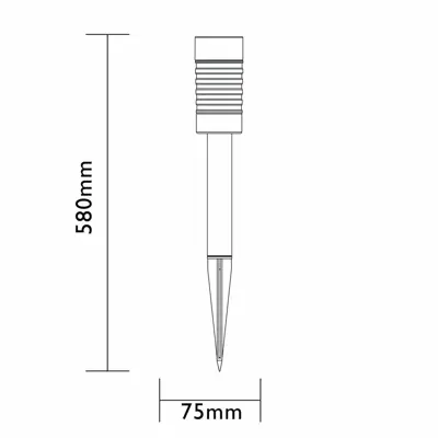 Luxform Solar 1x Markeringslamp torino - afbeelding 2