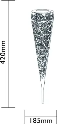 Luxform Solar fakkel tuinsteker Guernsey - afbeelding 2