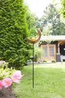 Luxform Solar mandala tuinsteker moon oranje - afbeelding 2